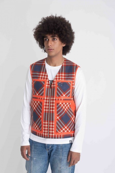 Reversible Nylon/Wool Vest