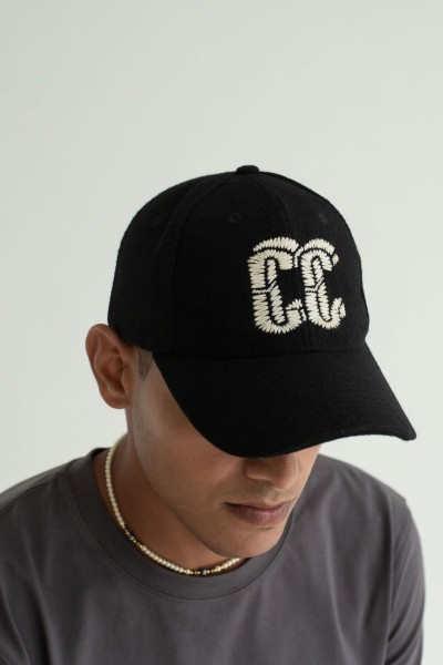 Hand-Embroidered Six-Panel Cap