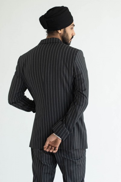 Pinstripe Tailored Suit